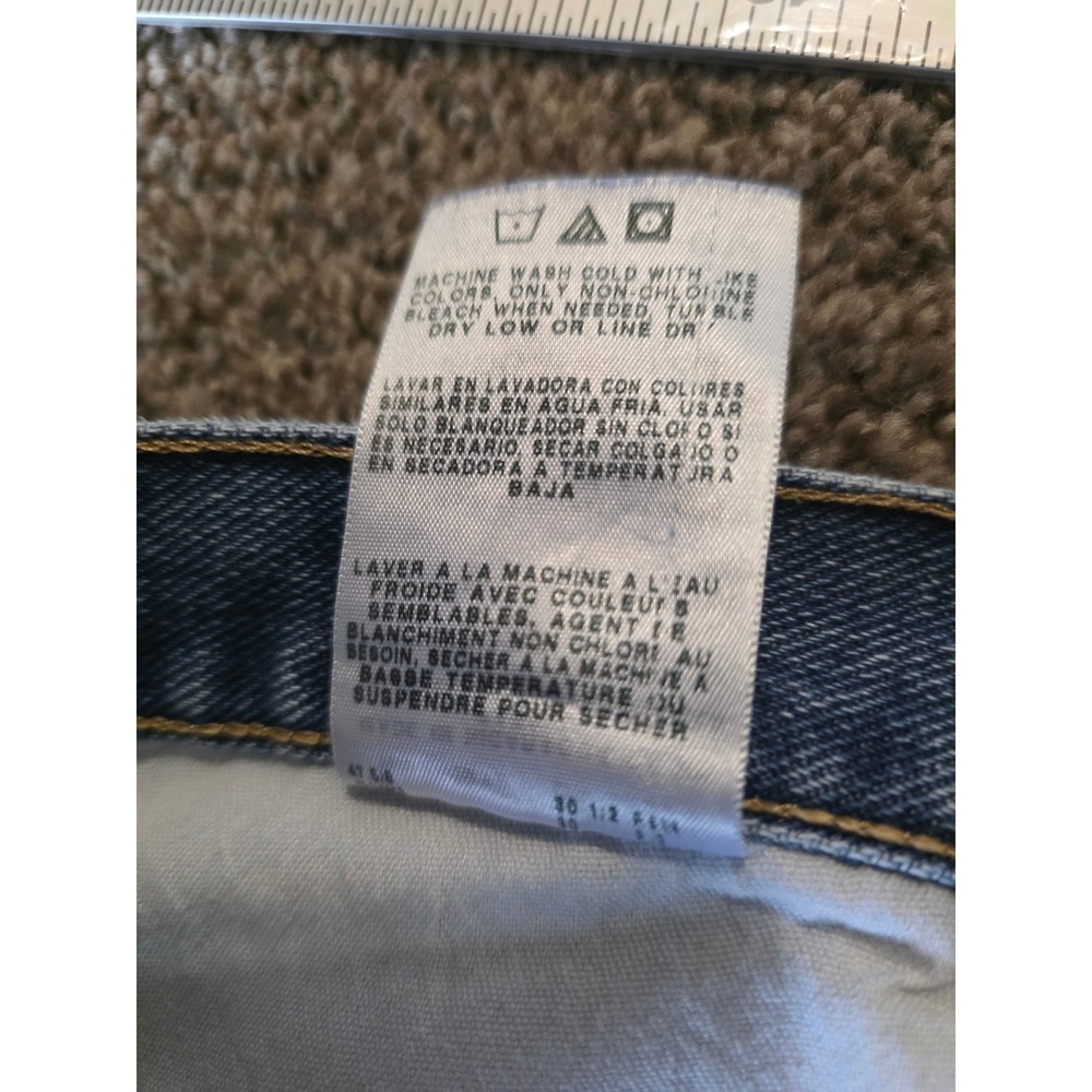 Wrangler Rugged Wear Mens Jeans 44x30 Blue Denim Relaxed Fit Straight Leg - Picture 5 of 9